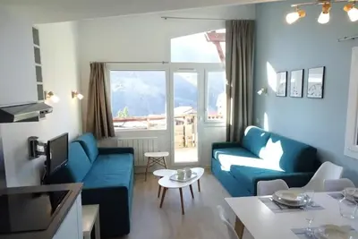 Image de À 10m des pistes de ski, 5ème étage, vue montagne, balcon, télévision, casier à ski, 41m², Avoriaz