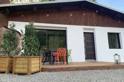 Image de Logement 55m2 au pied de la Tournette avec terrasse, Ă 5 minutes de ThĂ´nes