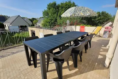 Image de En l'air entre Terre et Mer, maison terrasse idéal familles