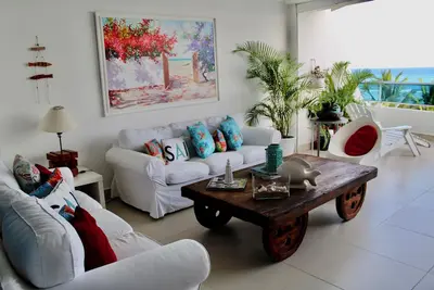 Image de LasOlasTower-JuanDolio 2br-6Pax-3Bds-WiFi-HugeTerrace-LowerPenthouse