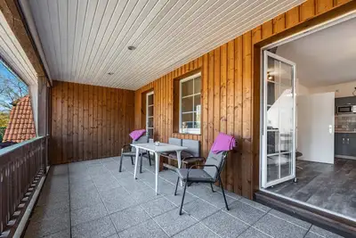 Image de Appartement 'Haus Wacholder Wohnung 1' avec jardin partagé, balcon et Wi-Fi