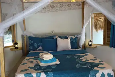 NizaoBeachLodge-1Br-1Bd-2Px-PrivateJaccuzi-FrontBeach-WiFi-SeaView