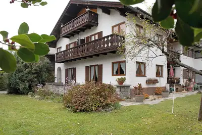 Image de Studio 'Gästehaus Arkadia - Ferienwohnung 3' avec vue sur la montagne, balcon et Wi-Fi