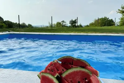 Image de Vacation home with pool and sauna for families seeking peace and quiet. Pet friendly!