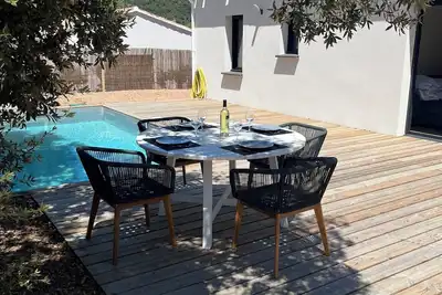 Image de Villa neuve sainte lucie de porto vecchio 3 chambres avec piscine