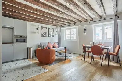 Image de Charmant Appartement  1 chambre Le Marais Beaubour