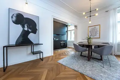 Image de Luxury apartment in the city centre by Vltava River bank