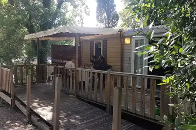 Image de Mobil home 2 chambres Grand Confort Helios climatisé Pmr 6 personnes