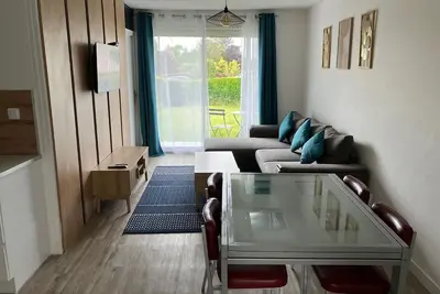 Image de Maison de vacances 'La Gitounette De Caux' avec terrasse privée et jardin privé