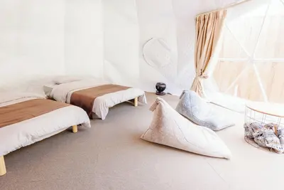 Image de Room only 40 minutes from Hiroshima city Enjoy glamping in nature Nonsmoking Tent A Shared / Hiroshima Hiroshima