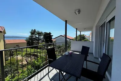 Image de Apartment Goldie 2° in Stadt Krk Zentrumsnah mit Meeresblick, Klima und Wlan