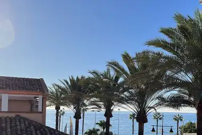 Image de Grande terrasse ensoleillée, 100 m de la plage, vue sur la mer