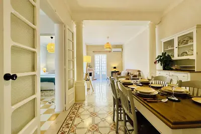 \nElegant Escape, Steps to Balluta Bay, Sleeps 5\n
