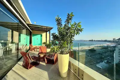 Image de Incroyable Penthouse avec Vue sur Mer à Copacabana pour Location Temporaire