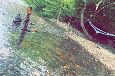 Image de Shirleys’ River Retreat. …… camp on the rivers edge