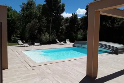 Image de Appartement T1 neuf indépendant - Clim - Piscine - Jacuzzi - Dépaysement Calme