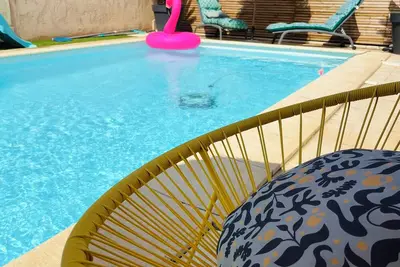 Image de Appartement rdc de villa avec piscine