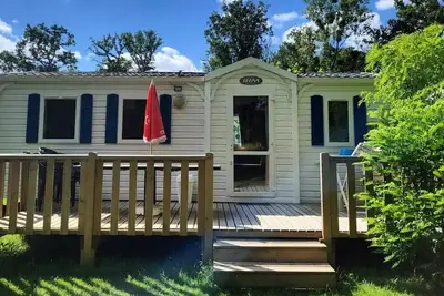 Image de Mobil home 28 m² - 3 chambres 6/8 personnes avec Clim 8 personnes