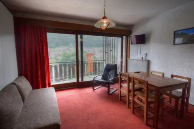 Image de Studio 4 pers avec balcon, vue panoramique, parking, Wifi - Morzine