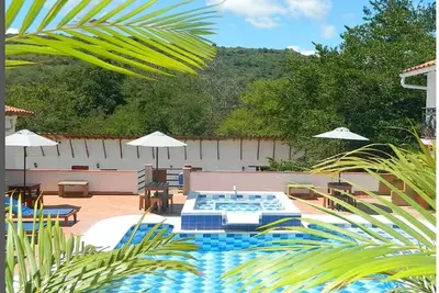 Image de Comoda Habitacion Ideal Para Pareja en Barichara con Vista a la Piscina