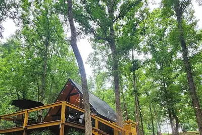 Image de River cabin \nPrivate, Scenic A-frame \n