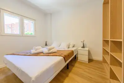 Image de Acogedora habitación con cama doble cerca al Polideportivo Los Cantos en Alcorcón Sap35b