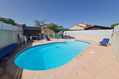 Image de Maison avec piscine, proche plage et commerces, 6 pers - Saint-Hilaire-de-Riez