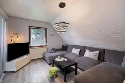 Image de Appartement 'Ruhig Gelegene Wohnung In Deichnähe' avec terrasse partagée, jardin privé et Wi-Fi