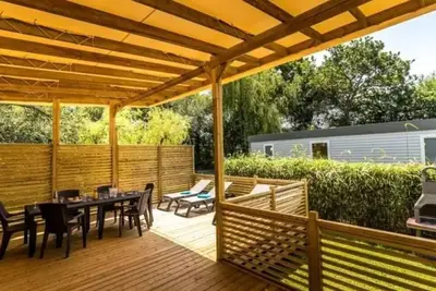 Image de Mobil-home ● Aufgehobene Terrasse