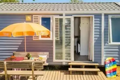 Image de Mobil-home Einfache Terrasse