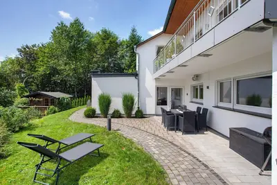 Image de Appartement \"Am Wald\" avec terrasse privée, jardin partagé et Wi-Fi