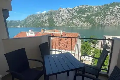 Luxury seaside apartment with Risan bay view and two bedrooms
