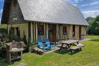 Image de Gîte 2 personnes proche de Honfleur avec piscine