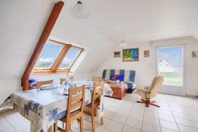 Image de 850m de la plage - Appartement pour 5 avec jardin