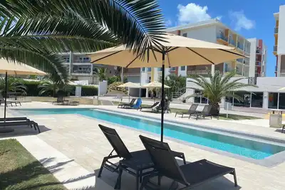 Image de Modern condo in Maho, ocean&airport view, pool&gym, walk to Maho&Mullet beach