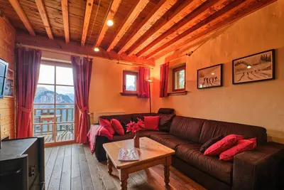 Image de Alpe d’Huez – appart 8 pers dans chalet spa****, pied des pistes