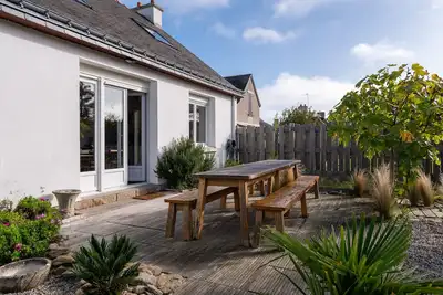 Image de Maison de vacances 'Ty Eole Maison Tout Confort 10p' avec terrasse privée, jardin privé et Wi-Fi