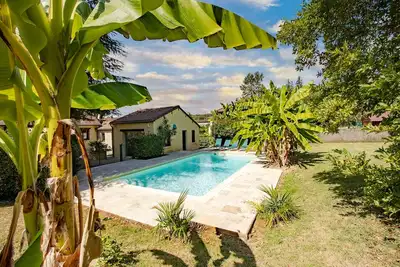 Image de Maison de vacances 'La Trappe' avec piscine