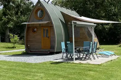 Null 'Tiny House 5/6 Places' avec piscine partagée, Wi-Fi et climatisation