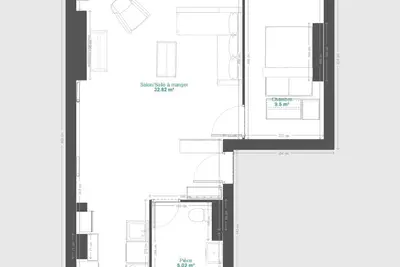 Image de Appartement de 47 m² très bien situé, proche toutes commodités. Animaux ok!