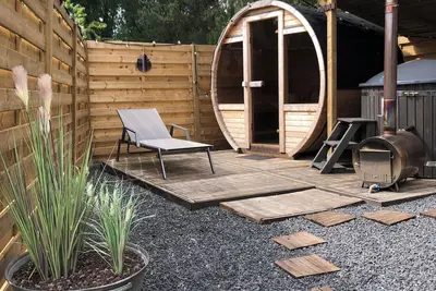Image de Le Nid Zen : Espace bien-être privé pour deux, Wellness Chalet for two