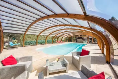 Image de Maison individuelle avec piscine privée chauffée (Chaumière Made In Normandie)