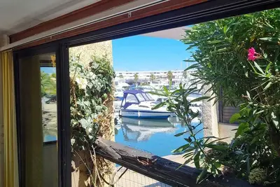Image de Cap D'agde im Naturistendorf Village Naturiste Villa mit Blick auf die Marina