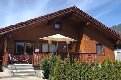Image de Belle cabane en rondins près de la Wildkogel Arena