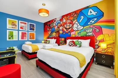 Image de Mario Bros-Themed Bedroom, Games and Style!