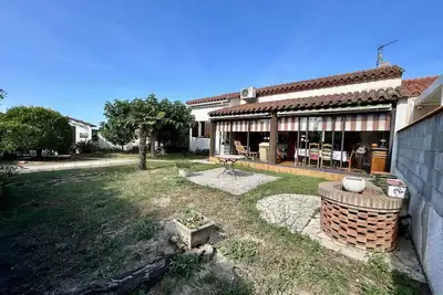 Image de Villa familiale climatisée avec jardin, proche plage, parking, Wifi et barbecue - Saint-Cyprien