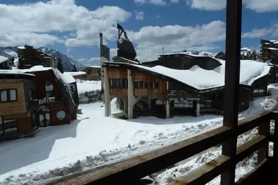 Image de À 10m des pistes de ski, 2ème étage, balcon, télévision, casier à ski, 26m², Avoriaz