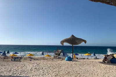 Lovely beach view 4-bedroom villa in Marsa Matrouh Governorate with WiFi, Ac