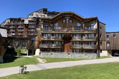 Image de À 10m des pistes de ski, 4ème étage, vue station, balcon, télévision, casier à ski, 41m², Avoriaz