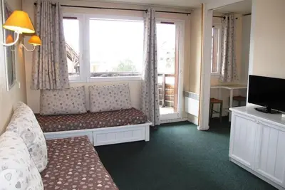 Image de À 10m des pistes de ski, 3ème étage, vue montagne, balcon, télévision, casier à ski, 28m², Avoriaz